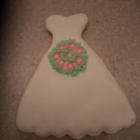 Bridal Shower Gown NFSC WITH ROYAL ICING
