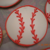 Baseball Cookies NFSC WITH ROYAL ICING