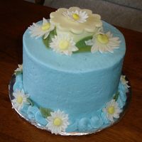 Tiny Little Secret Pal Cake This was a lot of fun to do, its just a 6" cake that I made for someone to give to their secret pal. They put a little note in the...