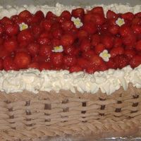 Strawberry Shortcake This was for my dil's bridal shower. I am so unsure about sizes of cakes so ~ although this was meant to feed 40, it probably could...