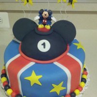Mickey Mouse Cake This was fun to make, thanks for looking....