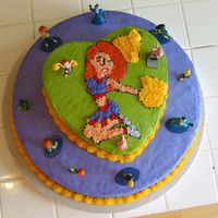 Kim Possible Birthday Cake I made this cake for my daughter's 6th birthday. She loves Kim Possible. It is so hard to find KP decorations. I had to transfer a web...