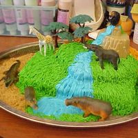 Lion King Safari Cake My older daughter wanted something for her birthday like an African Safari, reminiscent of Lion King, but "more realistic". I...