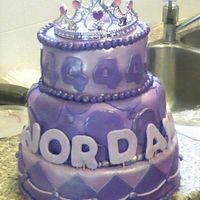 The Purple Birthday Cake This is my nieces 4th birthday cake. this is mmf with some shimmer dust. Enjoy