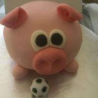 My Son 1St Birthday Cake CHocolate cake covered in sugar paste