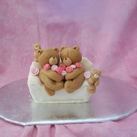 Forever Friend Fruit cake covered in sugar paste