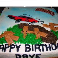 Dukes Of Hazzard I got the idea from a pic I came across on here the other night (I dont remember who the decorator was). I laminated the logo and the car...