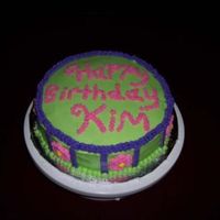 Lime Green Birthday My neighbor suggested making a b-day cake for another neighbor. It was very last minute. I think I perfected the viva method finally with...