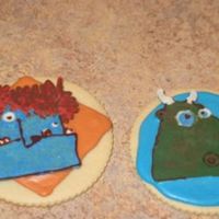 Ogre And Dragon Cookies These cookies are based on characters in the book, "The Wizard, The Ugly, and the Book of Shame". The book is a present for our...