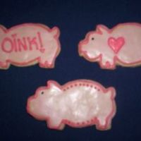 3 Little Pigs Sugar cookies with royal icing