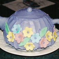 Teapot Cake I made this for my mother-in-law who loves her tea. The download show the cake as much more squat that it was in real life. I was rushed...