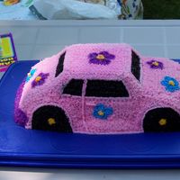 Flower Power Bug I made this cake for my niece's first birthday. Chocolate cake with buttercream icing. This was her smash cake but she wouldn't...