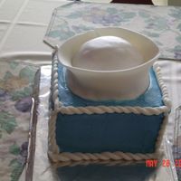 Navy Hat My first attend with fondant. A navy hat for my nephew who just returned from Iraq. Would like to give credit but don't remember where...