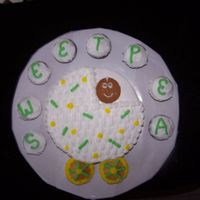 Baby In Stroller Baby Shower Cake 