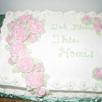 Shower Shower cake for a lady in our church.