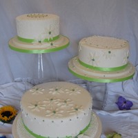 Spring Green three split tiers and flavours