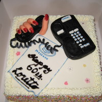 Someone Answer The Phone for a lady on her retirement day