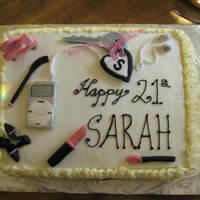 21St Birthday typical 21 year old, music, make up and fashion