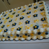 Daisy Sheet Cake 