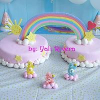 Care Bears My version of the Wilton Care Bears cake.