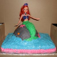 The Little Mermaid The Little Mermaid cake, made it just for fun and gave it to a friends little girl.