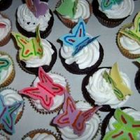Butterfly Cake Butterfly theme teen birthday, went along with butterfly cupcakes. butter flys are made from gum paste. iceing is butter creme, butterfly...