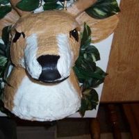 Deer Head Fathers Birthday just another view of head cake.