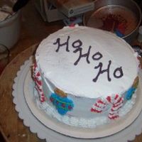 Christmas Test Cake I made this cake just for the fun of it and to see what i was able to do for the holiday