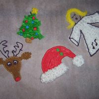 Just Messing Around These were made with buttercream iceing. just kinda messing around with what i could draw on a cake if I would have had any orders for the...