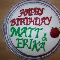 Strawberry Cream Cake June 2006 Friends birthday cake.