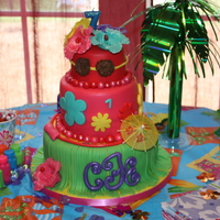 Birthday Luau For my daughter's 7th birthday.