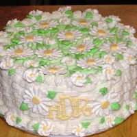 Bridal Shower Cake I made this for a friend's bridal shower. Royal monogram and flowers.