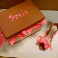 Shoe Cake Box 