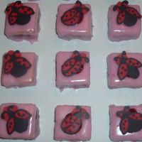 Ladybug Petit Four Close Up 