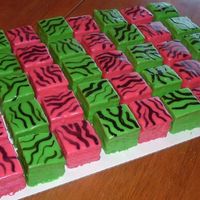 These Ain't Yo Mama's Petit Fours!! My first petit fours! More difficult than I had anticipated, but fun. Learned A LOT!