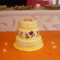 Tripe Gradation Party Graduation cake for 3 people