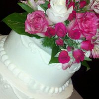 Scrolls Buttercream wedding cake!!!