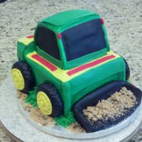 Bobcat...john Deere Colors Bobcat cake in John Deere colors