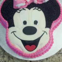 Minnie Mouse Minnie Mouse 1st birthday cake