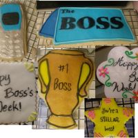 Finally Happy W/my Writing! LOL Oh, and my cell phone. Heehee. My food markers didn't want to work on the rolled buttercream so I ended up having to "paint&...