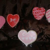 Valentine Cookies Decorated with RBC w/RI detail. I had alot of fun making these!