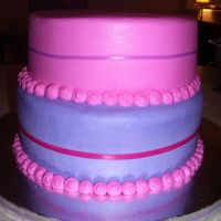 Pink Purple Cake Simple Elegant 