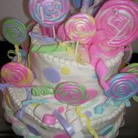 All Fontant Decor Buttercream Cream Cheese Frosting. 