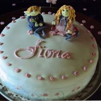 Pixie And Fairy A christening cake for Fiona