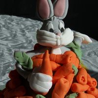 Another Picture Of The Bugs Bunny Cake Another view of the same bugs bunny cake I baked for my 2 year old boy.