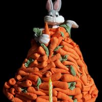 Bugs Bunny Cake I made this cake for my son's 2nd birthday. The idea was from a Debbie Brown book.