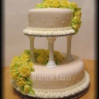 Wilton Iii Final Here's my course 3 final cake. I couldn't believe how long it took to do all the roses. I was very happy with how it turned out....