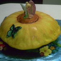 Fairy Resting On Mushroom 