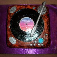 Record Player Modeled on the "Planet Cake" book's record player