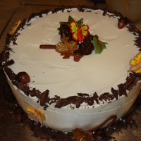 Silent Auction Cake This cake was made for a private school silent auction dinner. It was purchased for $300. It is a white velvet cake with a raspberry...